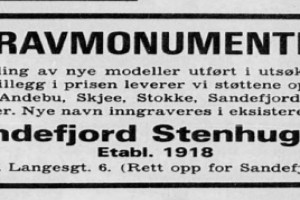 Bilde av Sandefjord Stenhuggeri